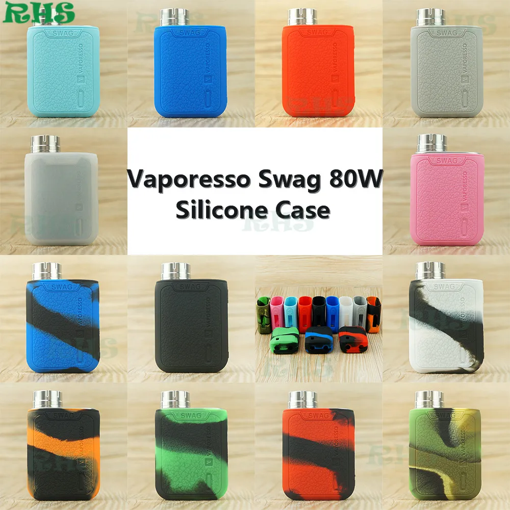 Новейший защитный силиконовый чехол для SWAG 80W Цветной Mod бесплатная доставка|case