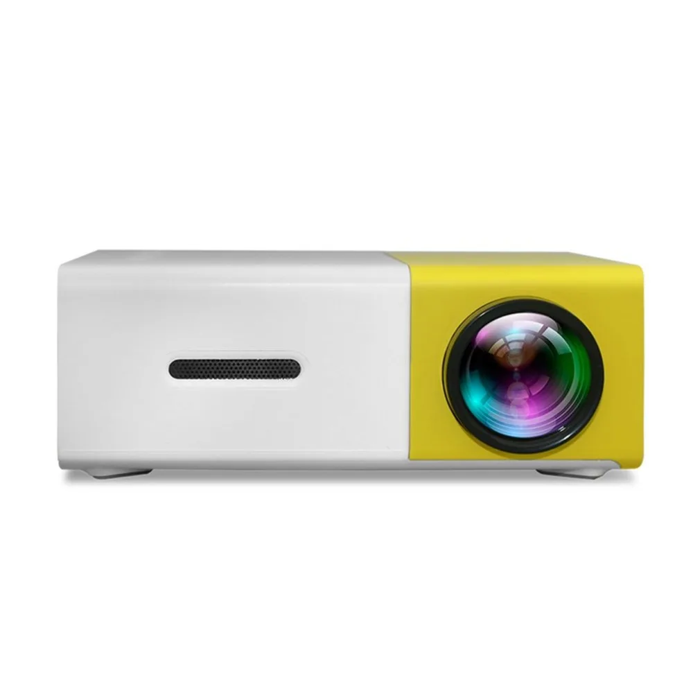 Горячий светодиодный мини проектор ЕС 320*240 HD 1080 P HDMI USB ультра портативный