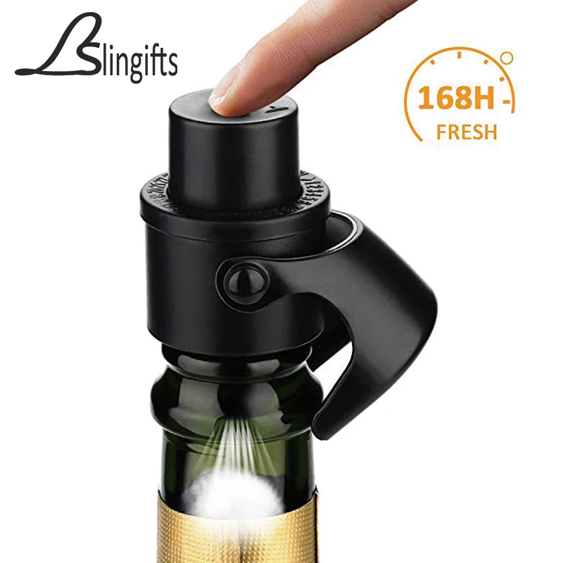 

Slingifts Champagne Stopper with a Built-In Pressure Pump Creates Sealed Environment to Preserve Champagne Longer Freshness