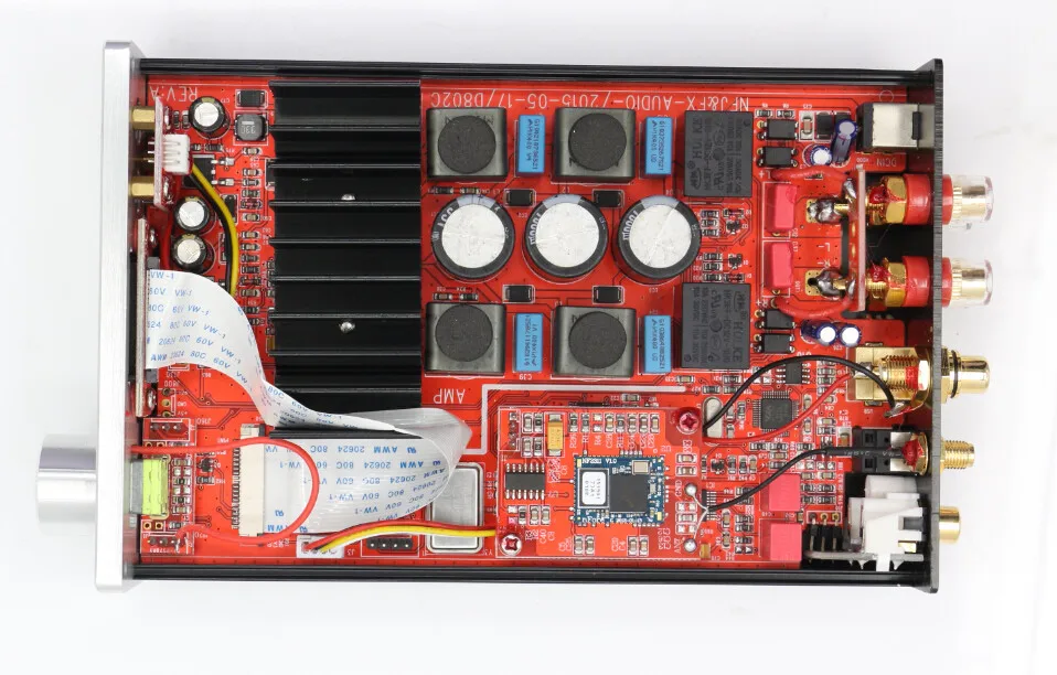 2019 FX de Audio nuevo D802C PRO Bluetooth@4.2 APTX La amplificador Digital de entrada USB/AUX/óptico Coaxial 24Bit/192 KHz 80 W * 2 DC32V/5A