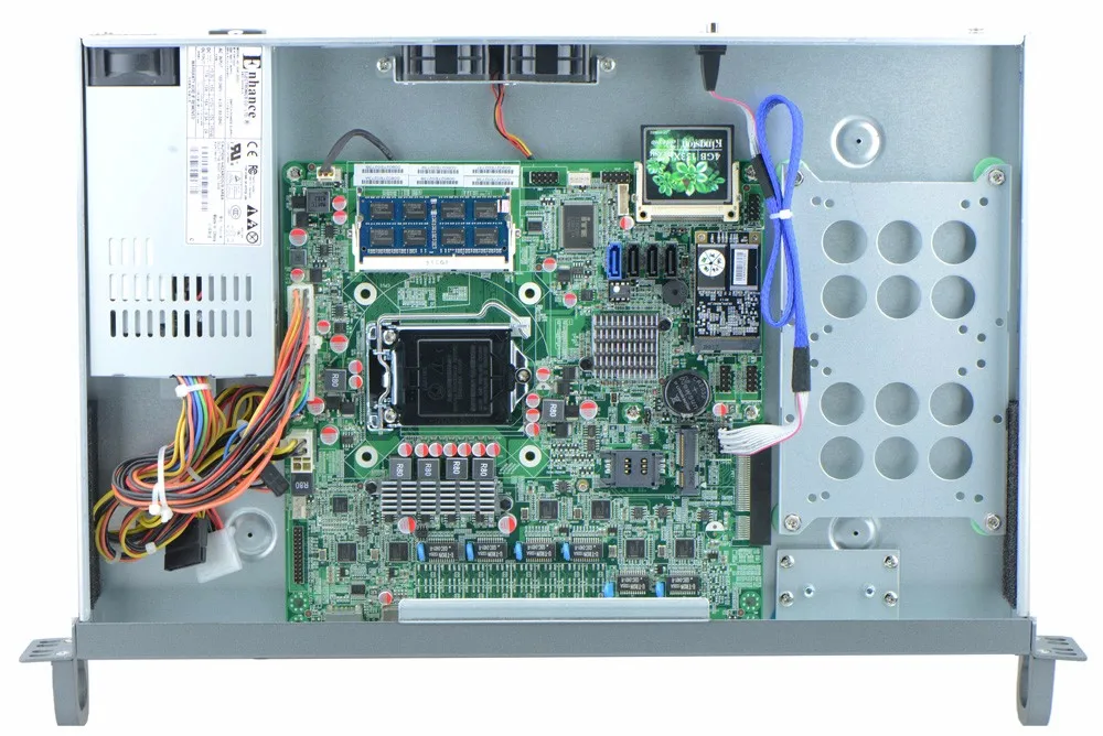 1U сетевой маршрутизатор RouterOS 2G ram 16G SSD 6*1000M LAN 82583v InteL quad core Xeon E3-1230 V2 3,3 Ghz без графического изображения