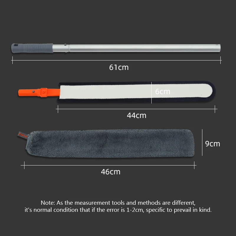 East New Arrival Duster Gap Dust Cleaner Flexible Microfibre Duster Long Handle Household Cleaning Dust Brush