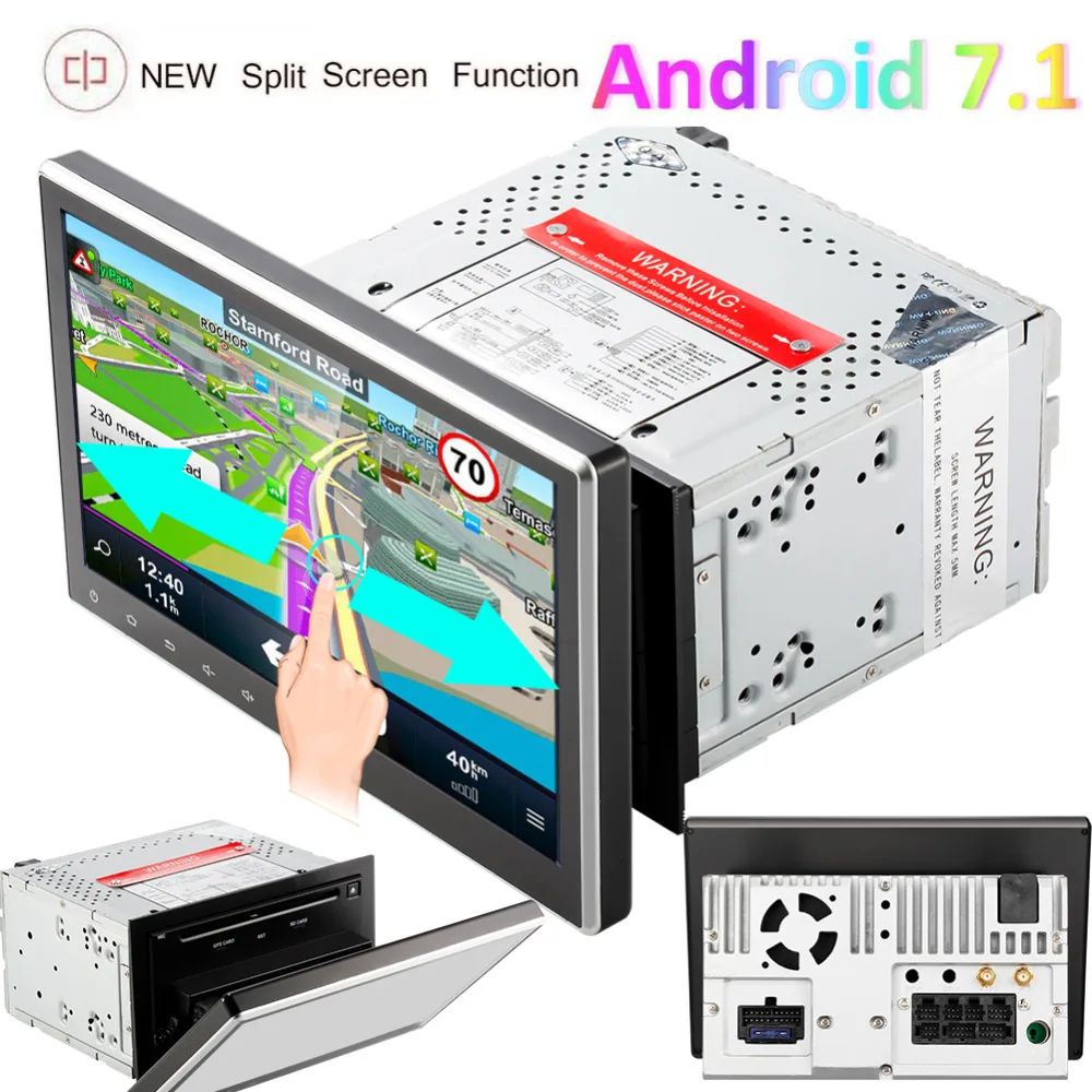 

Car Autoradio GPS Navagation Support Bluetooth Mirroring link Car Radio RDS FM/AM Receiver Android 7.1 Double Din car accessory