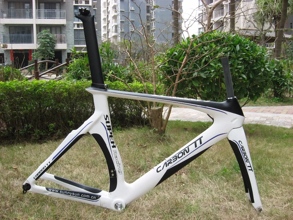 Sale New Arrival !! Free Shipping !! 2019 New Design Aero Carbon Triathlon Bike Frame White/Black 1 Sale New Arrival !! Free Shipping !! 2019 New Design Aero Carbon Triathlon Bike Frame White/Black 1