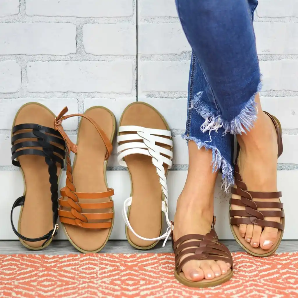 cushioned sandals ladies