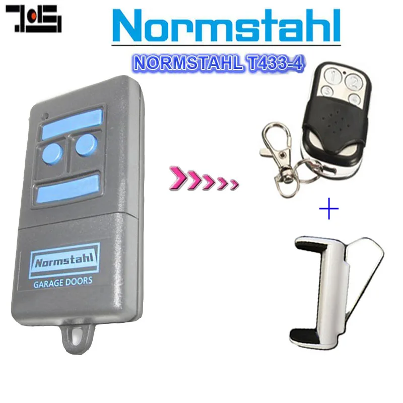 

For Normstahl T433-4 compatible replacement remote control 433,92Mhz Rolling code