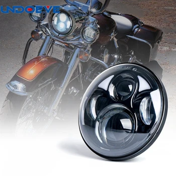 

Undoeve 40W High/Low Beam Motorcycle LED Headlight 5.75inch Round H4 Projector Head Lamp for motorcycles