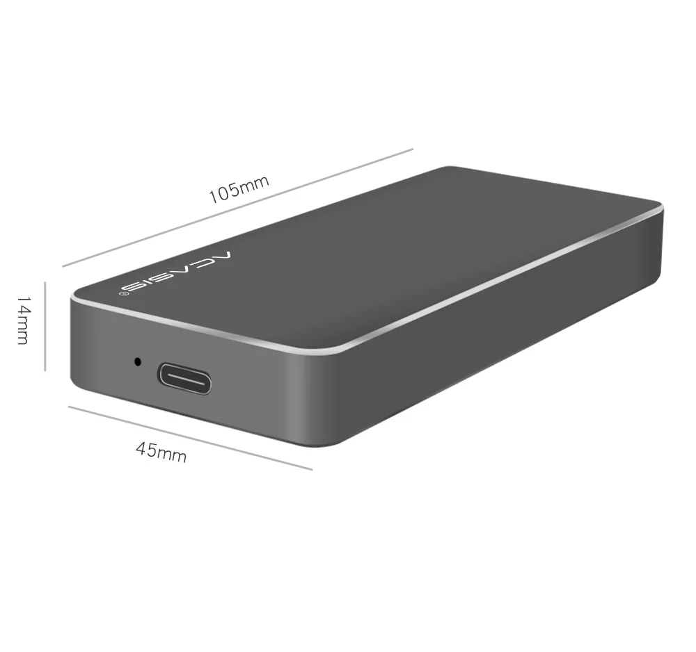 NVME PCIe USB3.1 HDD корпус M.2 2280 SATA SSD Box высокая скорость Тип C USB 3 1 твердотельный жесткий