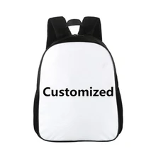 Crowsdale 15 дюймов, настраиваемый ваш логотип, имя, изображение, рюкзак для малышей, Мультяшные детские школьные сумки, детский рюкзак для детского сада