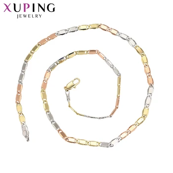 

Xuping Elegant Multicolor Plated Necklace for Women Christmas New Year Romantic Gifts Fashion Jewelry 45433