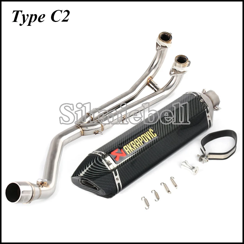 T MAX 530 akrapovic выхлопная труба мотоцикла Escape slip on link для Yamaha TMAX 500 TMAX530 TMAX500 2008