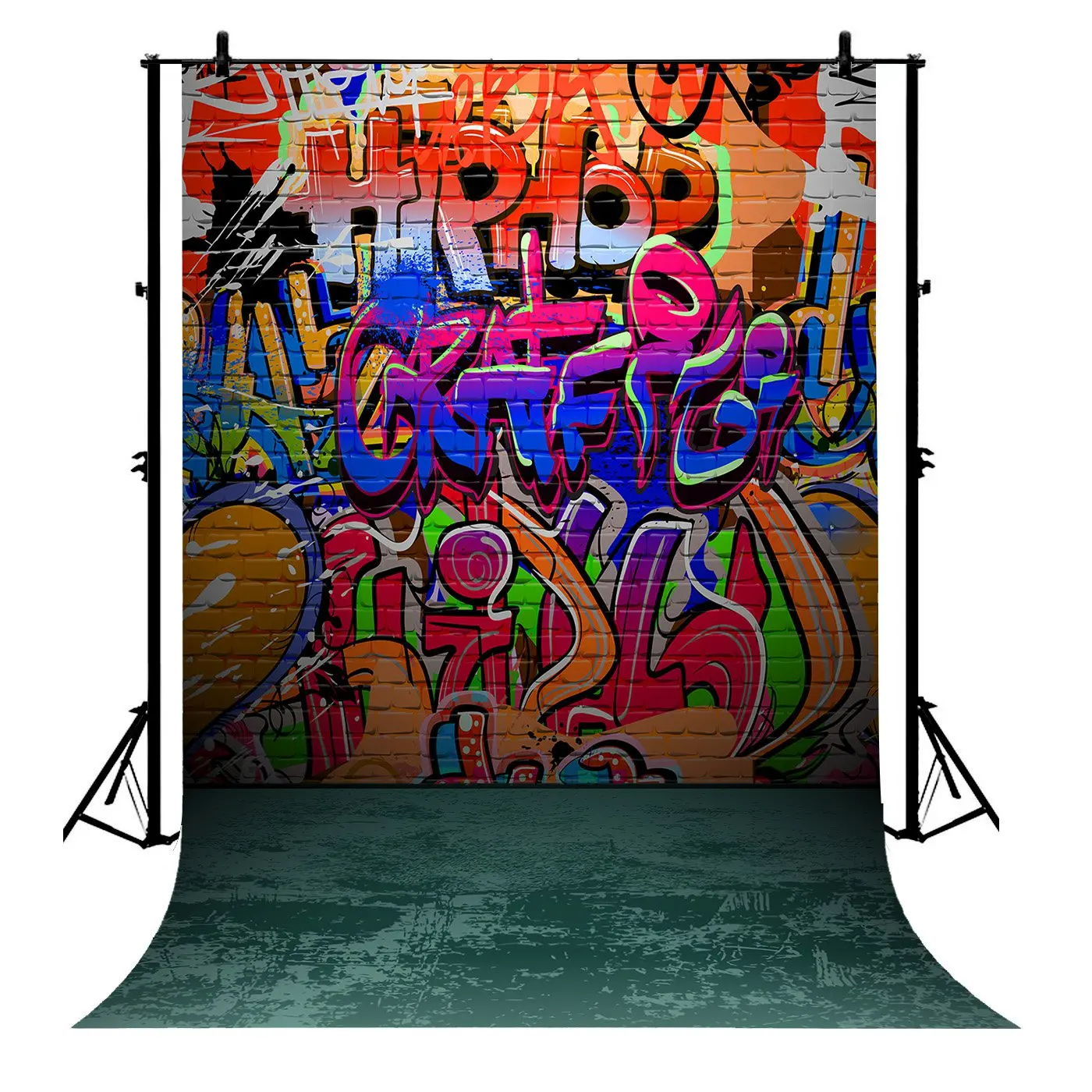 

5x7ft Graffiti Polyester Photo Background Portrait Backdrop