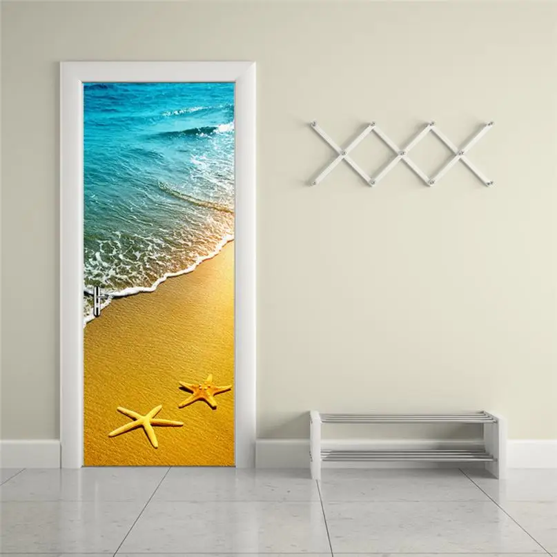 Buy 2018 3D Door Sticker Decal Art Decor Vinyl