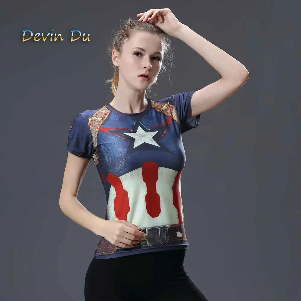 Nuevas mujeres Superman Tops camisetas compresión Camiseta superhéroe Hero Alliance Fitness Tights Under Tees Camiseta femenina Nuevas mujeres Superman Tops camisetas compresión Camiseta superhéroe Hero Alliance Fitness Tights Under Tees Camiseta femenina