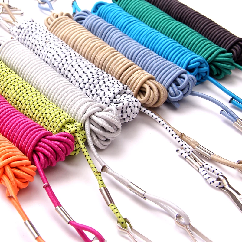 

6 Pcs High-Quality Fishing Safety Rope Elastic Lanyard Tensile Rod Protectors Retractable Retention Cable Fish Tool Accessory