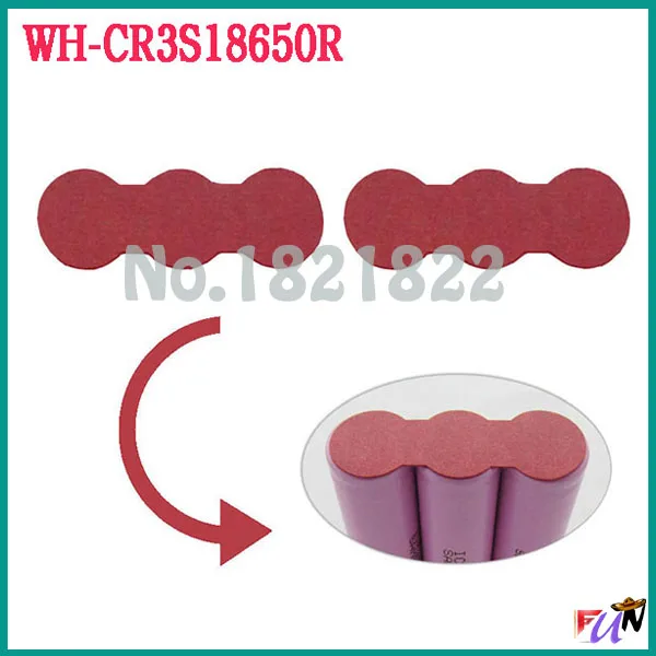 10 шт/alot 18650 изоляционная оболочка крышка для защиты батареи красная крышка