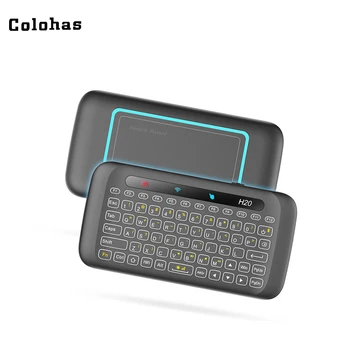 

Mini Keyboard Air Mouse with Touchpad 2.4GHz Wireless Rechargeable Keypad USB 2.0 Receiver for Computer Android TV Box HTPC