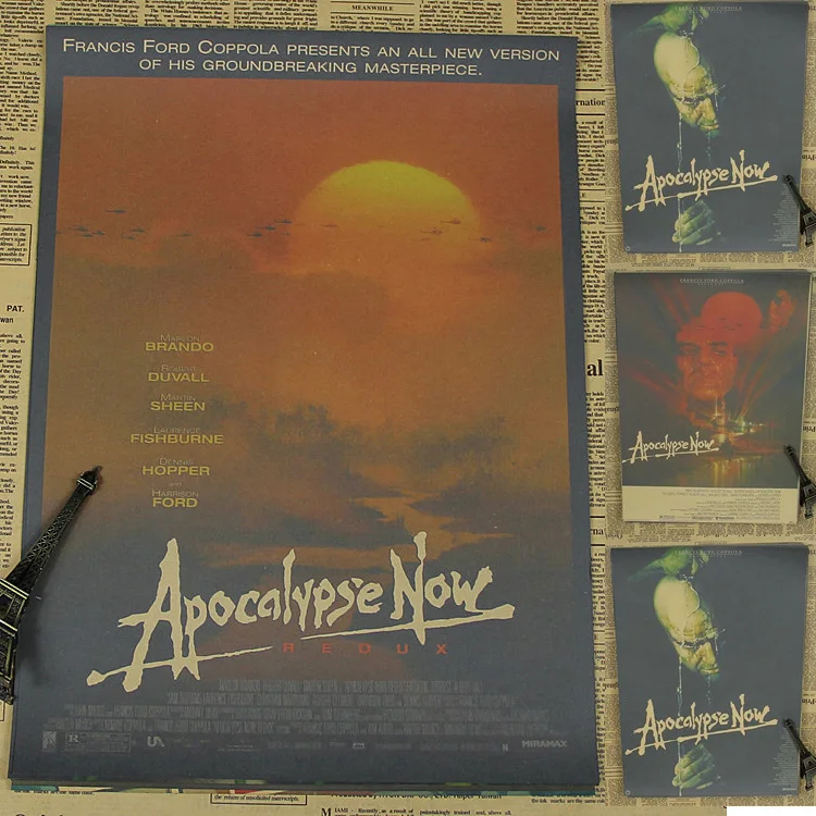 

Vintage Poster Apocalypse now retro nostalgic Kraft old movie poster bar draw Cafe retro poster
