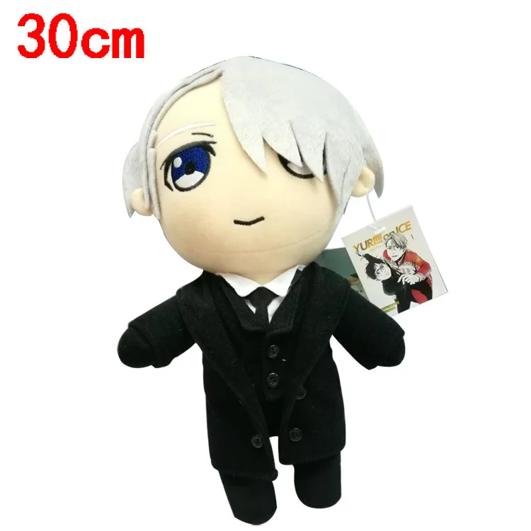 YURI! Мягкие игрушки на льду Yuri on ICE плюшевые Katsuki Yuuri Pulisetty Victor Nikiforov Мягкая кукла 30 см