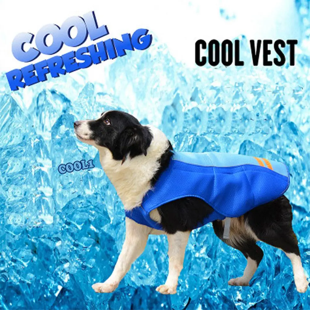 Pet Dog Cooling Vest Outdoor Sunscreen Coat Prevent Sunstroke Pet