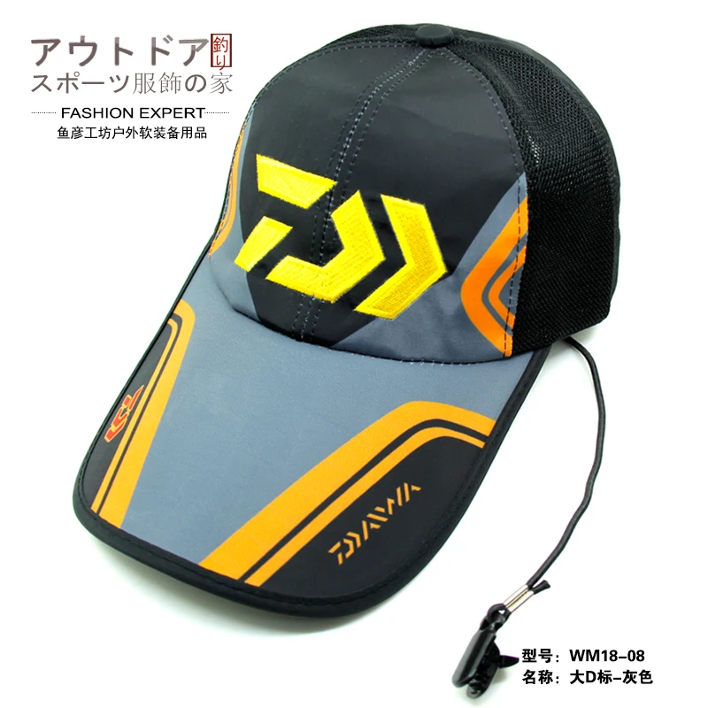 2018 NEW DAIWA Fishing outdoors hat sun Sunscreen Breathable Mesh