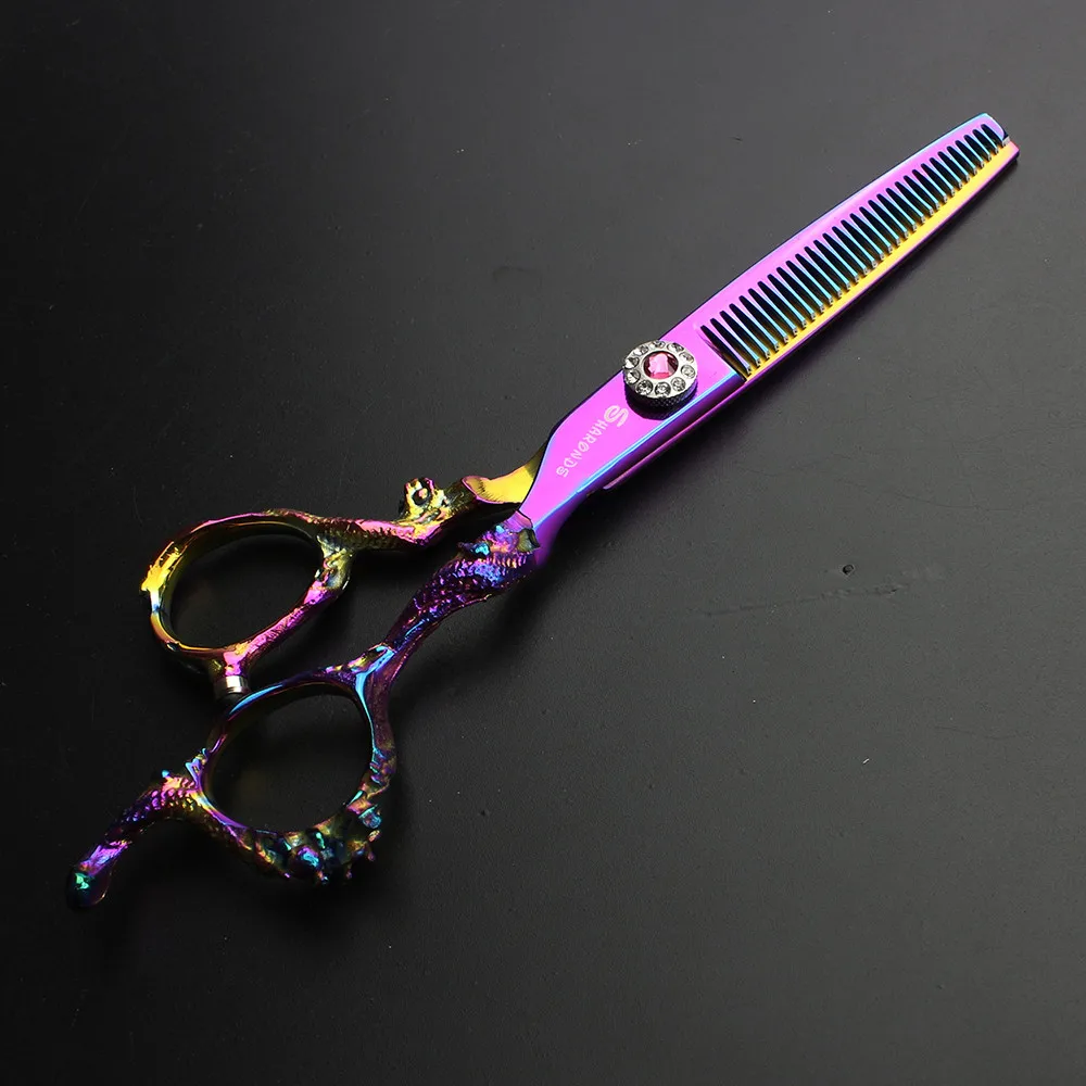 Sharonds Профессиональный 6 дюймов Японии 440c парикмахерские ножницы набор Профессиональная Нейл-арт Краска моделирование Парикмахерские ножницы