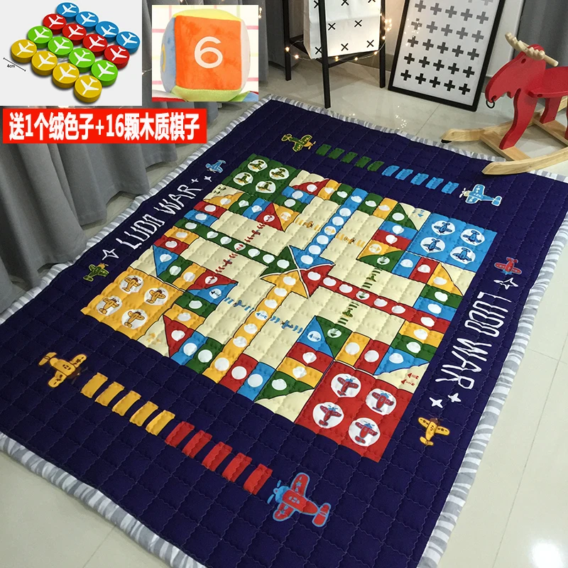 145 195cm Baby Play Mat Girl Boy Crawling Mat Baby Bedroom Carpet