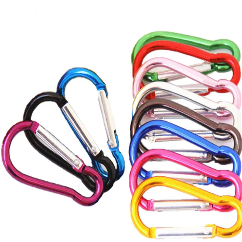 10Pcslot Climbing Button Carabiner Camping Hiking Hook Outdoor Sports Multi Colors Aluminium Safety Buckle Keychain huismerk kopen in de aanbieding 10Pcslot Climbing Button Carabiner Camping Hiking Hook Outdoor Sports Multi Colors Aluminium Safety Buckle Keychain huismerk kopen in de aanbieding