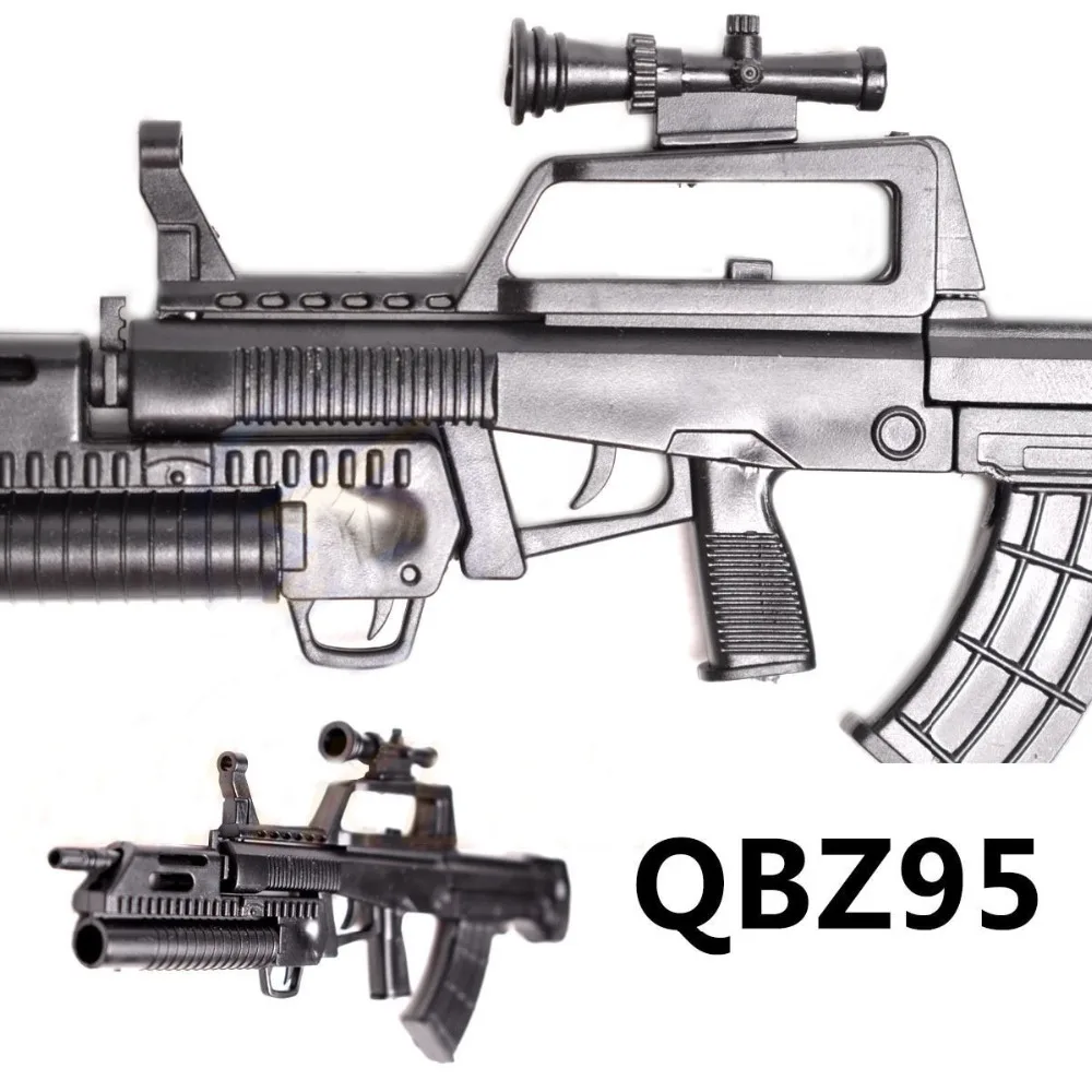 1:6 1/6 Scale 12 inch Action Figures QBZ-95 Rifle Launcher Model Guns For 1/100 MG Bandai Gundam Model Weapon Can Use Kids Toys 1:6 1/6 Scale 12 inch Action Figures QBZ-95 Rifle Launcher Model Guns For 1/100 MG Bandai Gundam Model Weapon Can Use Kids Toys