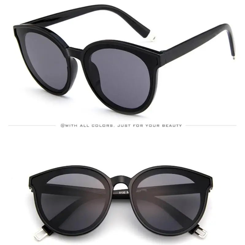 Модные женские солнцезащитные очки "кошачий глаз", брендовые, дизайнерские, цветные, океанские линзы, женские, круглые, зеркальные, солнцезащитные очки, Feamle Gafas UV400