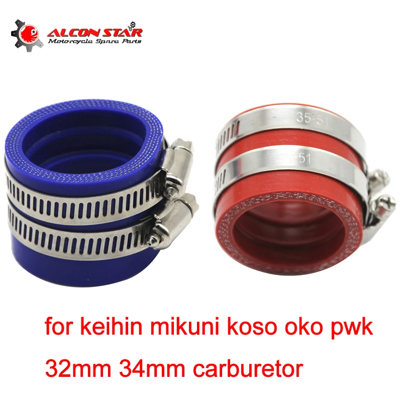 LQKYWNA PWK OKO KOSO Adaptateur dinterface de carburateur pour Moto 32 mm//34 mm