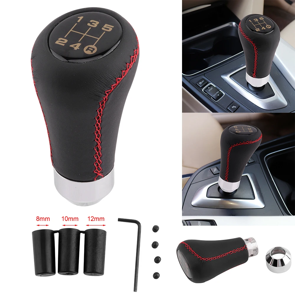 universal leather auto matic shift manual gear stick shift shifter