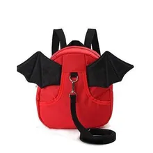 Рюкзак с крыльями и поводком для малышей, Детский рюкзак с защитой от потери, сумка дьявола для младенцев, мультяшная коробка для хранения