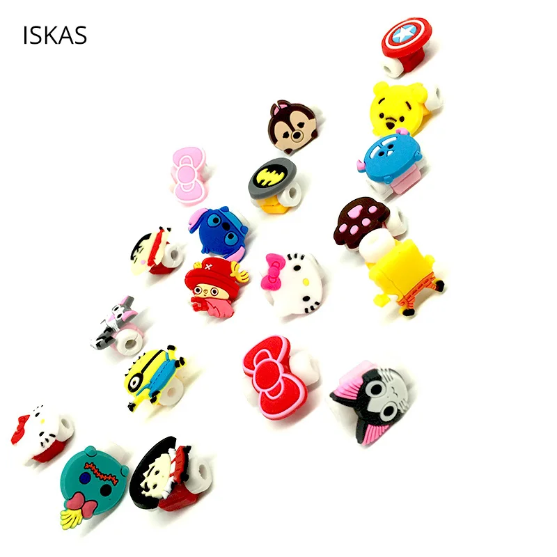 

ISKAS Protection For Charging Cable Usb Charging Protection Headphone Cable Protective Cover Travel Cable Organizer Clips 20pcs