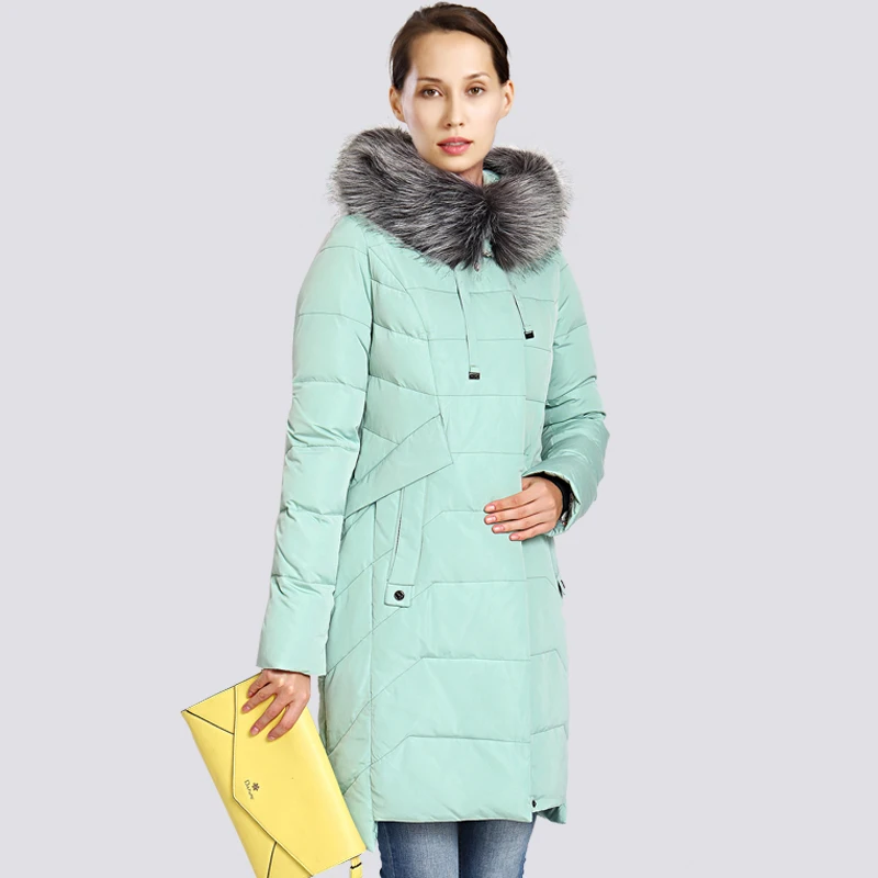 Новинка, куртка женская зимняя, плюс размер, меховой воротник, длинное женское зимнее пальто, плотное, высокое качество, теплый пуховик женский, парка, верхняя одежда