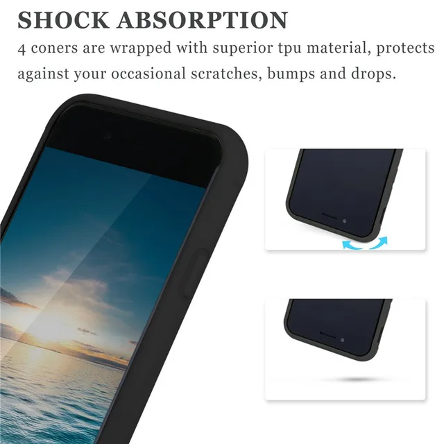 BEEBASE Shockproof Phone Case For iphone 6 6s Case For iphone 5 5s Cover For iphone 7 8 6 6S Plus Soft Silicon case For iphone 8