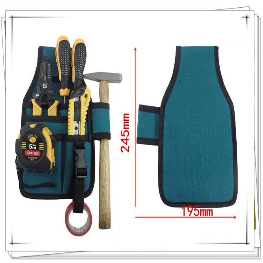 1PC Multifunctional durable Tool Bag Repair Pouch Pocket Waterproof Oxford cloth Tools Kit Pockets Waist Belt for Electricians