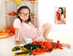 Новые милые плюшевые игрушки Омар моделирование red lobster кукла подарок около 46 см
