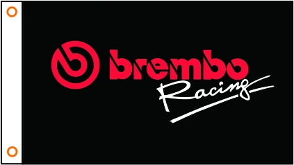 Автомобильный флаг brembo Banner 3 фута x 5 футов 100% полиэстер 01 | Дом и сад