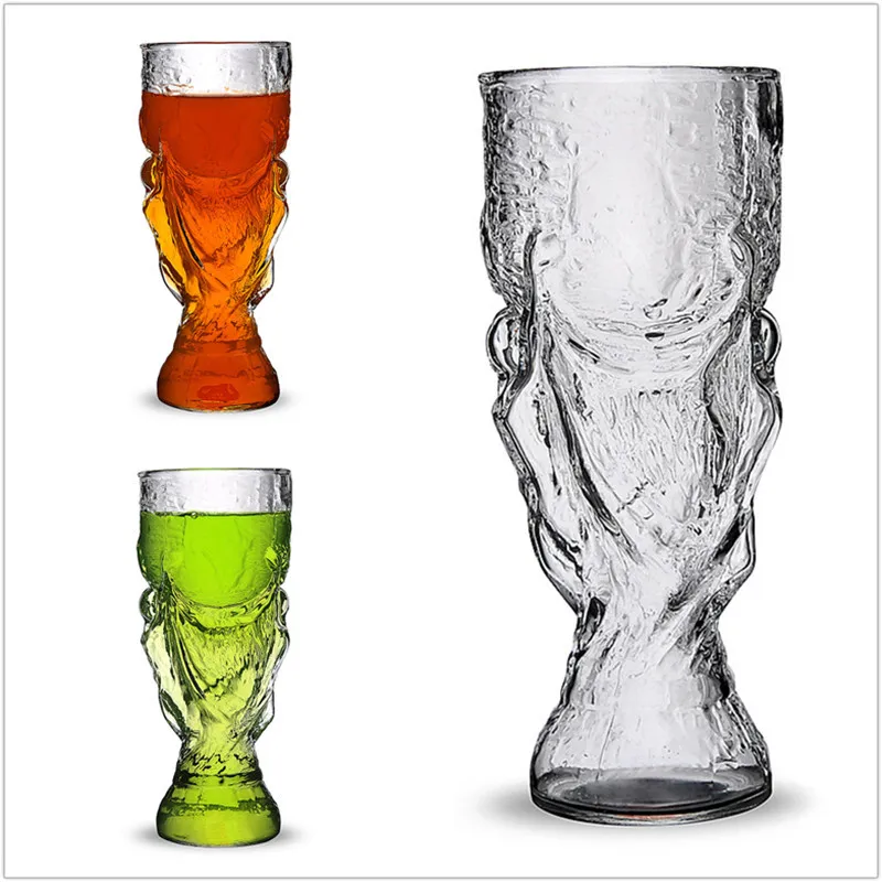 2014 Brazil World Cup beer mug trophy creative cups Glass/Crystal beer
