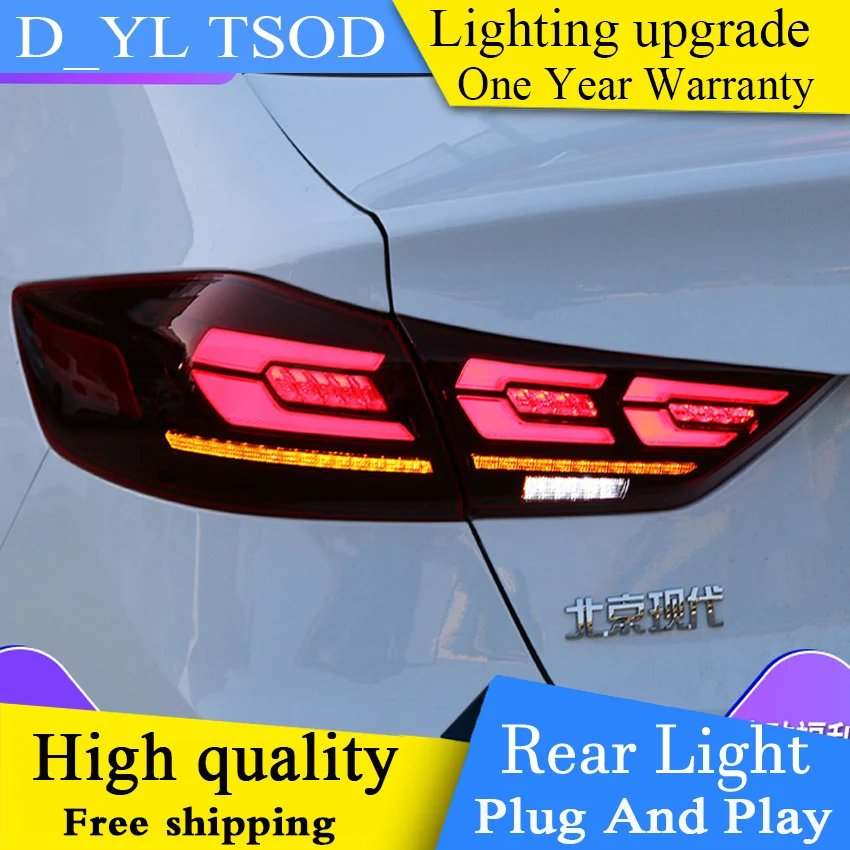DY_L Car Styling for Hyundai Elantra taillights 2016 2018 Elantra LED