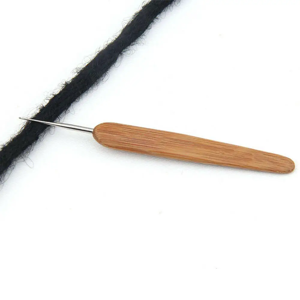 5 шт. 0,75 мм ткачество язычок защелки иголка дредлок вязание крючком шьем парик шпилька для волос для мини-косички инструменты аксессуары для волос