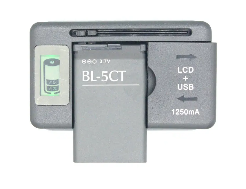 Сменный аккумулятор Ciszean 1050 мА · ч BL-5CT BL 5CT BL5CT с ЖК-зарядным устройством для Nokia 5220