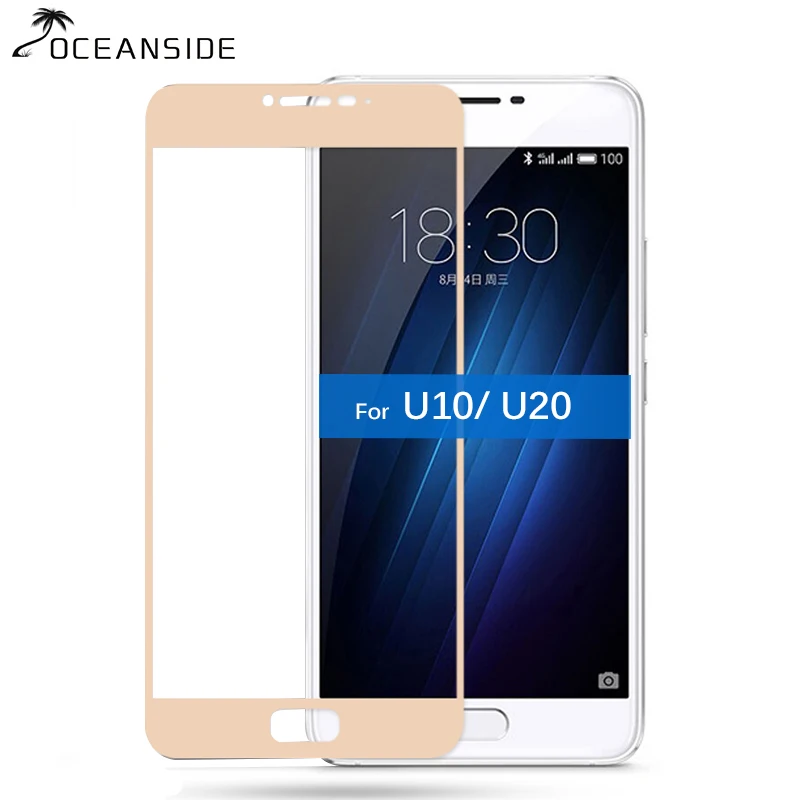 Защитная пленка для Meizu U20 U10 полное покрытие закаленное стекло 2.5D 9H защита экрана