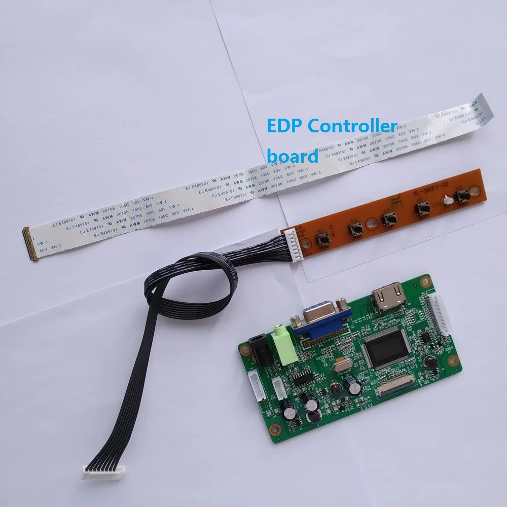 

for B156XTN04.4 LED EDP LCD DIY 30Pin monitor DRIVER 1366X768 Controller board 15.6" EDP HDMI SCREEN display KIT VGA