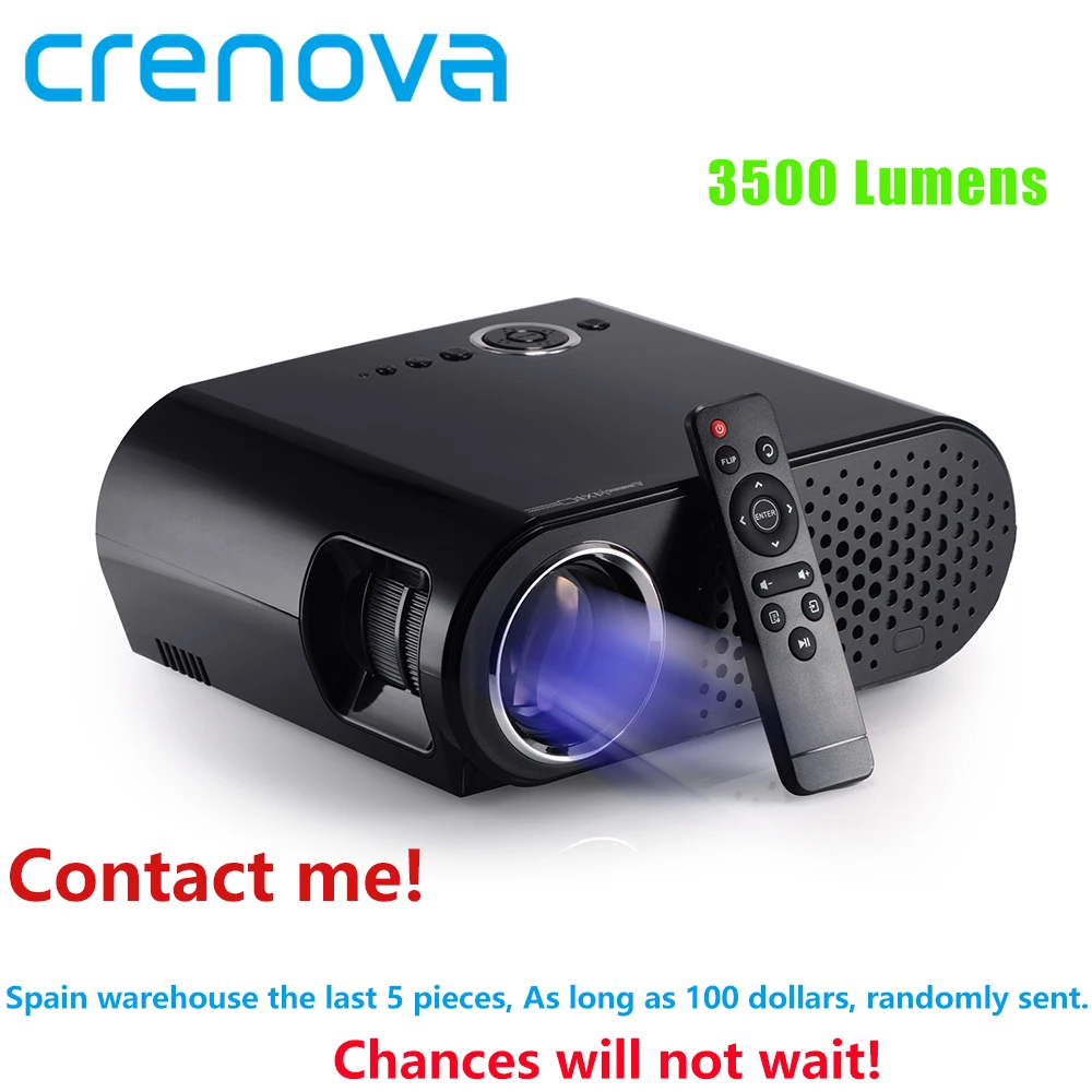 

CRENOVA Video Projector For Full HD 1920*1080p Home Theater Movie Projector With Android Version Wifi Bluetooth Proyector Beamer