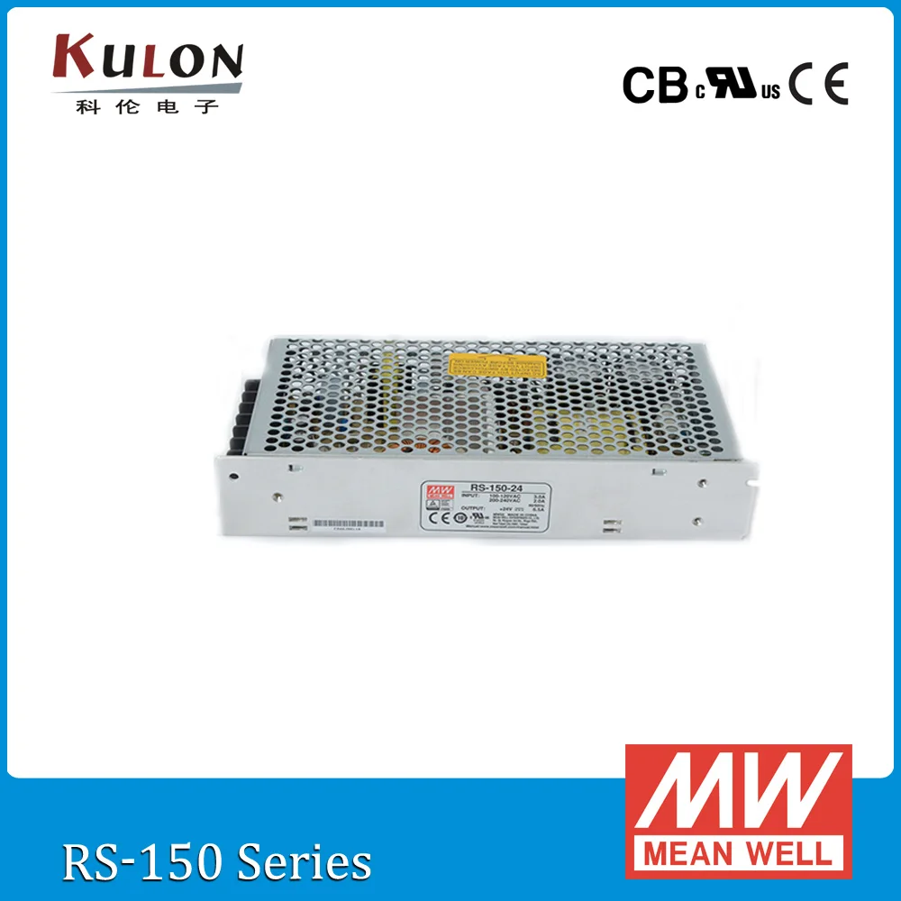 

Genuine Mean Well RS-150-5 130W 5V 26A meanwell Switch mode Power Supply CB UL CE approved