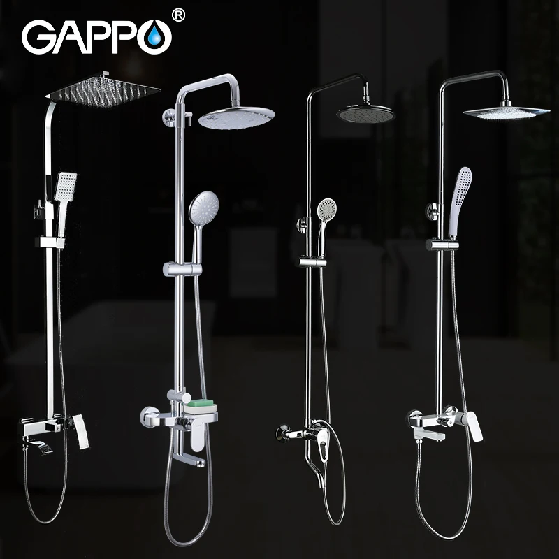 買取 GAPPO 浴槽蛇口浴室の浴槽の蛇口お風呂シャワーミキサー蛇口タップレインシャワーヘッドセット滝のシャワーの蛇口タップ