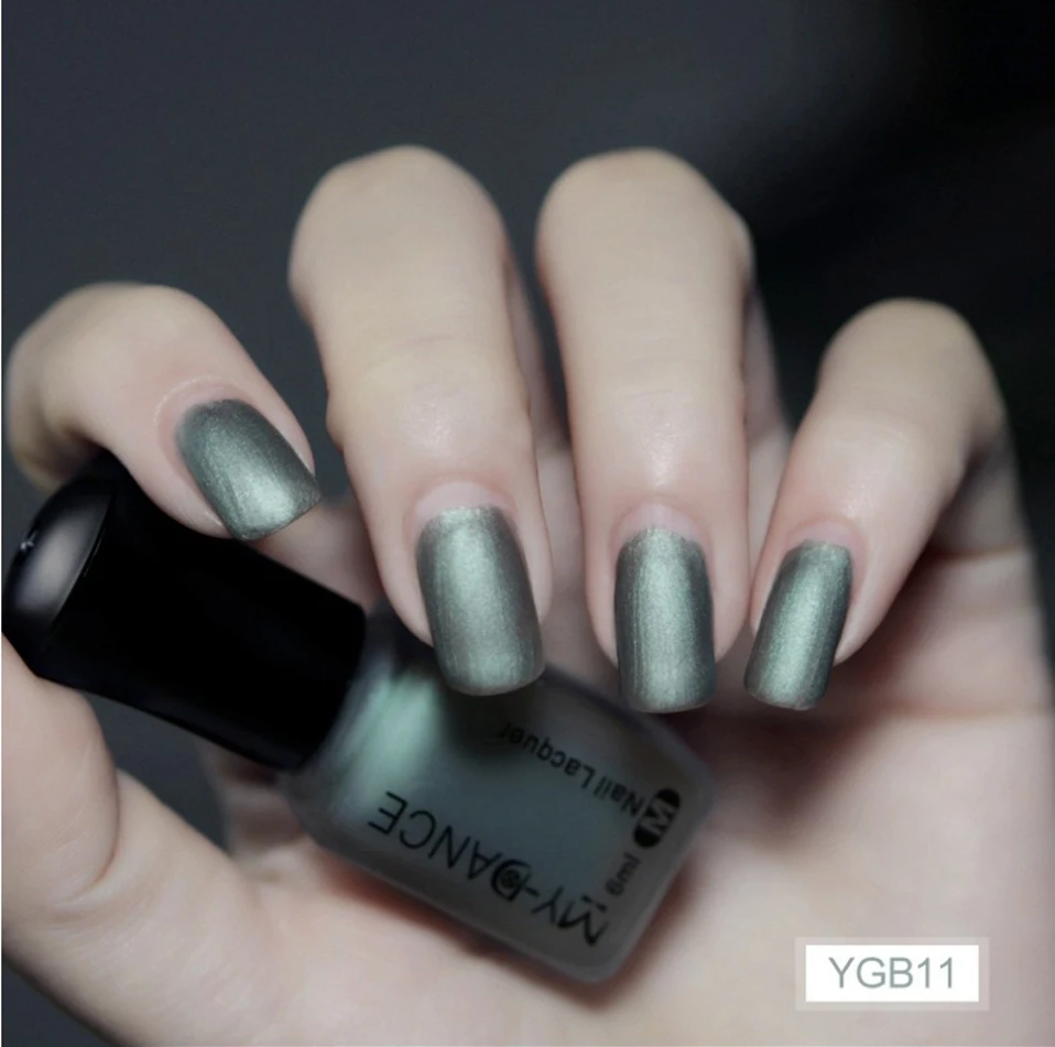 Velvet Scrub Nail Polish Unpeelable Metallic Nail Polish Girl Cute Quick Dry Waterproof Durable Nail High Gloss Nail Polish (12)