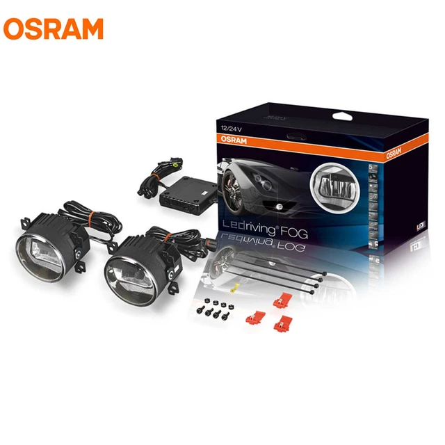 Osram Ledriving Bk 12v/24v Oem Ece Led Fog Lamp Daytime Running Light 5 Years Warranty Power Supply System Led Kit Set - Car Headlight Bulbs -